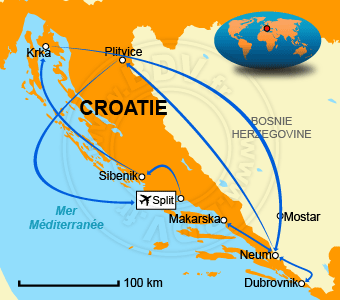 Carte circuit Dubrovnik