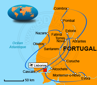 Carte circuit Lisbonne