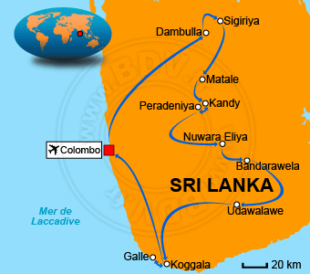 Carte circuit Polonnaruwa